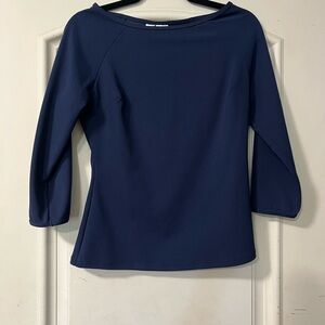 Wild Ways Top in Navy Blue - Vixen by Micheline Pitt
